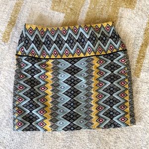 Like New Loft Aztec Skirt